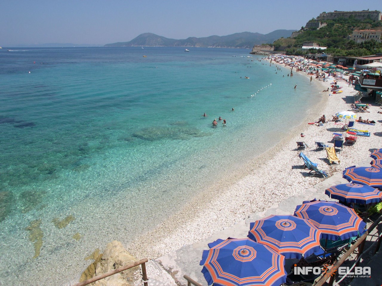 Elba-sziget strand